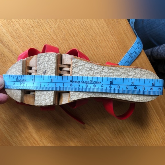 Vintage 1950’s FLEXICLOGS: Articulated Wooden Sole Sandals - Child’s Size 3 - Picture 4 of 9